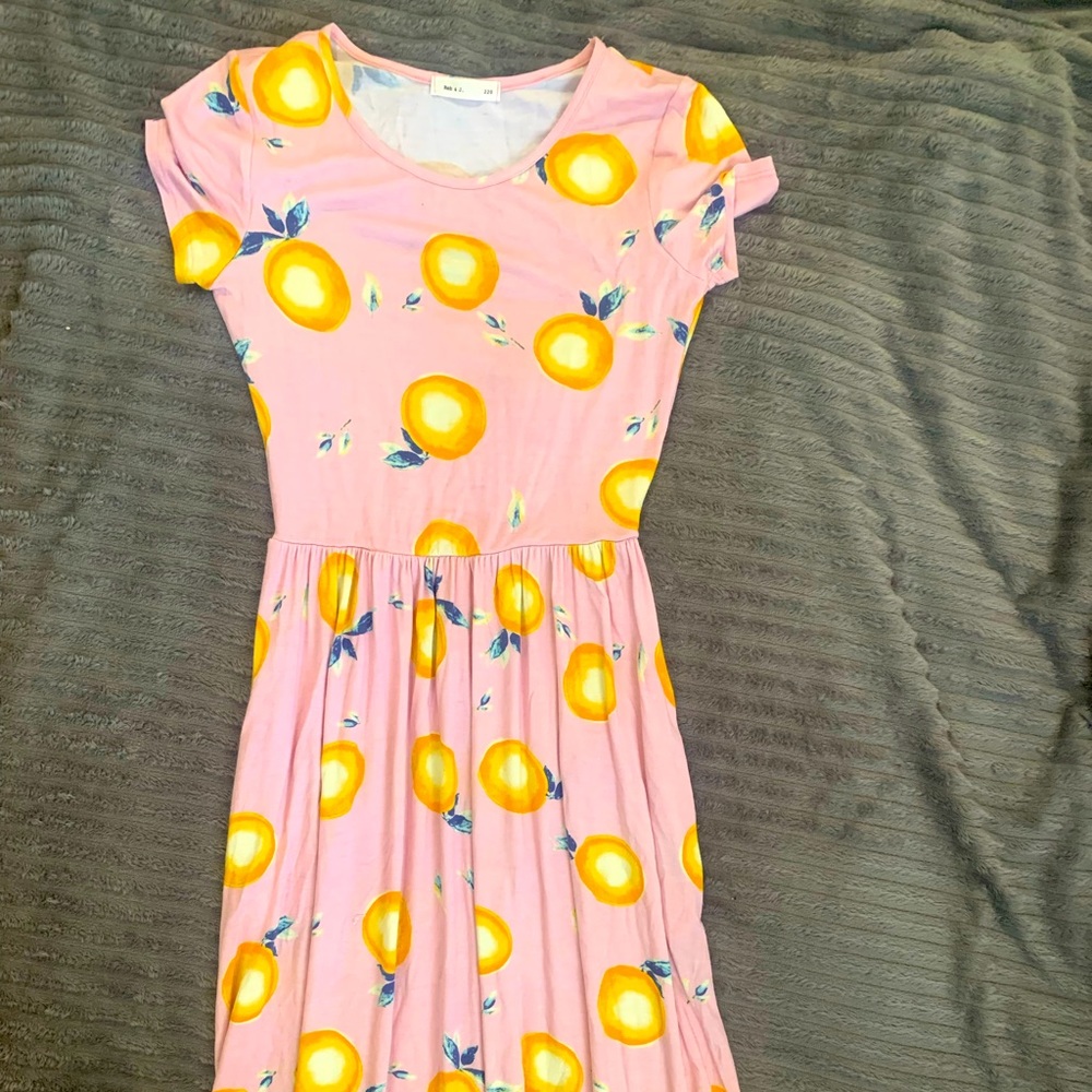 Lemon/Orange Sundress Sz S